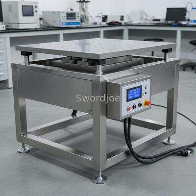 buy Stainless Steel Vibration Test Table with 500 Kg Load Capacity and 380V 50Hz Power for Precise Testing online manufacture