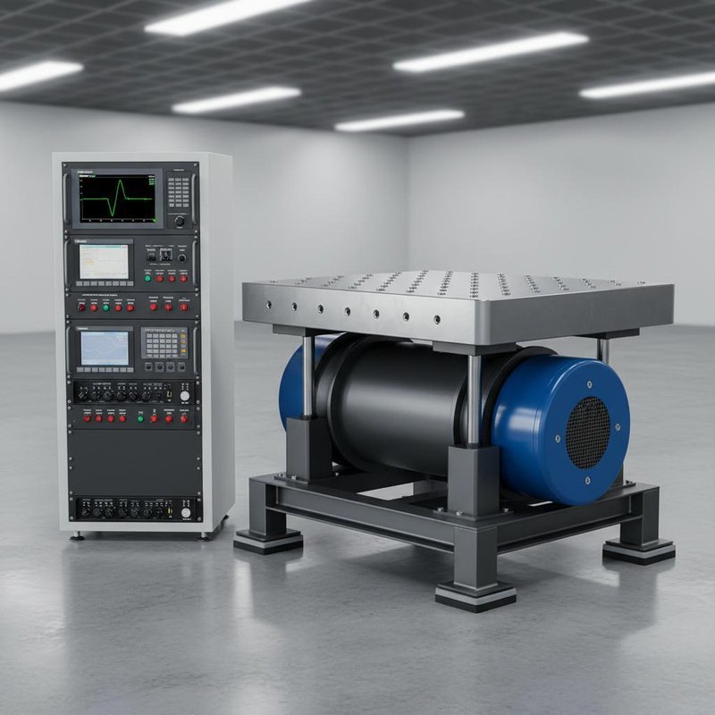 20kN Sine Force Vibration Test Table with 500KG Load Capacity and Multi ...