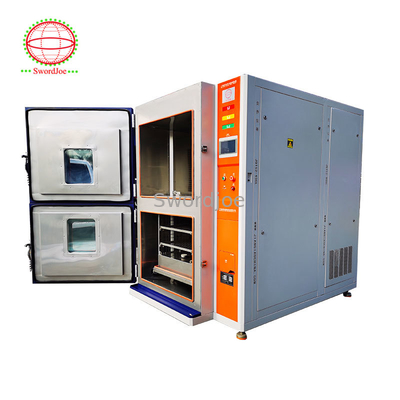 Two Zone Thermal Shock Testing Chamber 50L 80L 100L 150L 225L 408L Capacityt