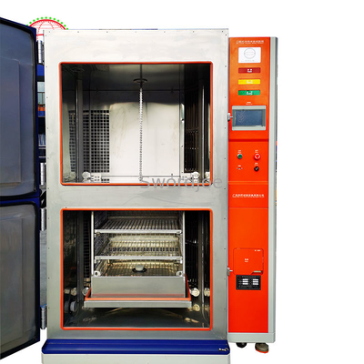 Two Zone Thermal Shock Testing Chamber 50L 80L 100L 150L 225L 408L Capacityt